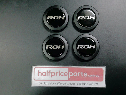ROH Alloy Wheel Centre Caps Set Of 4 New Part