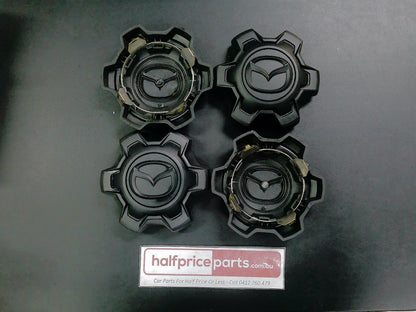 Mazda BT-50 Genuine Steel Wheel Centre Caps - Set Of 4 - Used Part