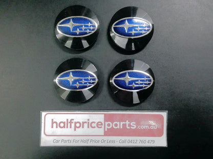 Subaru XV Crosstrek/WRX/Outback/Impreza/Forester Genuine Alloy Wheel Centre Caps - Set  Of 4 - Used Part
