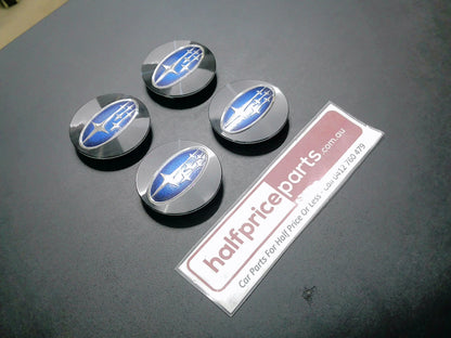 Subaru XV Crosstrek/WRX/Outback/Impreza/Forester Genuine Alloy Wheel Centre Caps - Set  Of 4 - Used Part