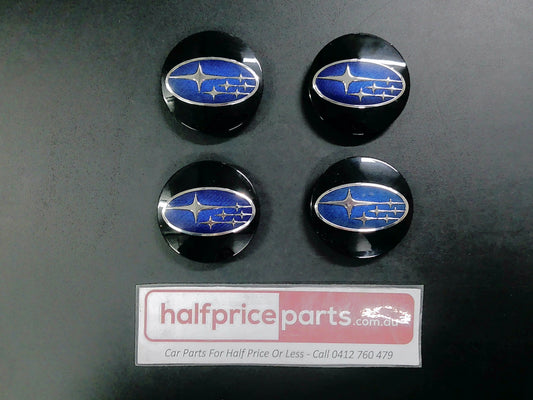 Subaru Outback/Forester/Liberty/XV/Impreza Genuine Alloy Wheel Centre Caps -  Set  Of 4 - Used Part