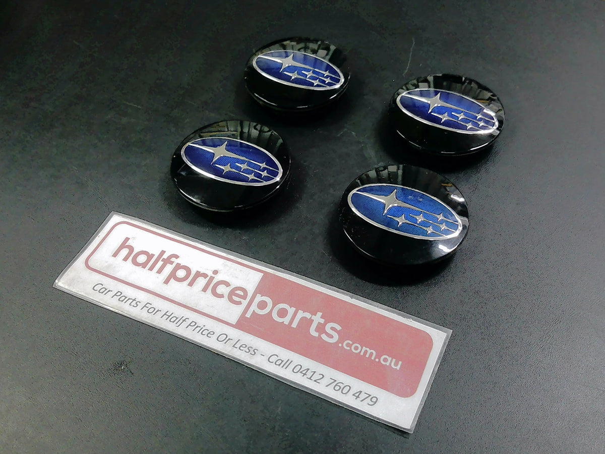 Subaru Outback/Forester/Liberty/XV/Impreza Genuine Alloy Wheel Centre Caps -  Set  Of 4 - Used Part