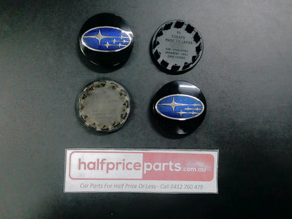 Subaru Outback/Forester/Liberty/XV/Impreza Genuine Alloy Wheel Centre Caps -  Set  Of 4 - Used Part