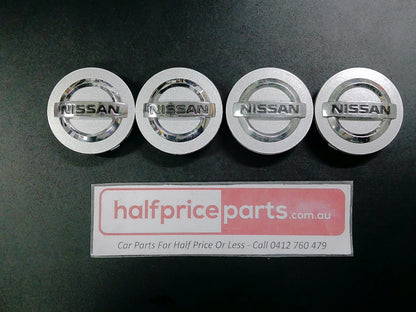 Nissan Dualis/Qashqai/Juke/X-Trail/Pathfinder/Leaf/Pulsar/Micra/Navara Genuine Alloy Wheel Centre Cap - Set Of 4 - Used Part