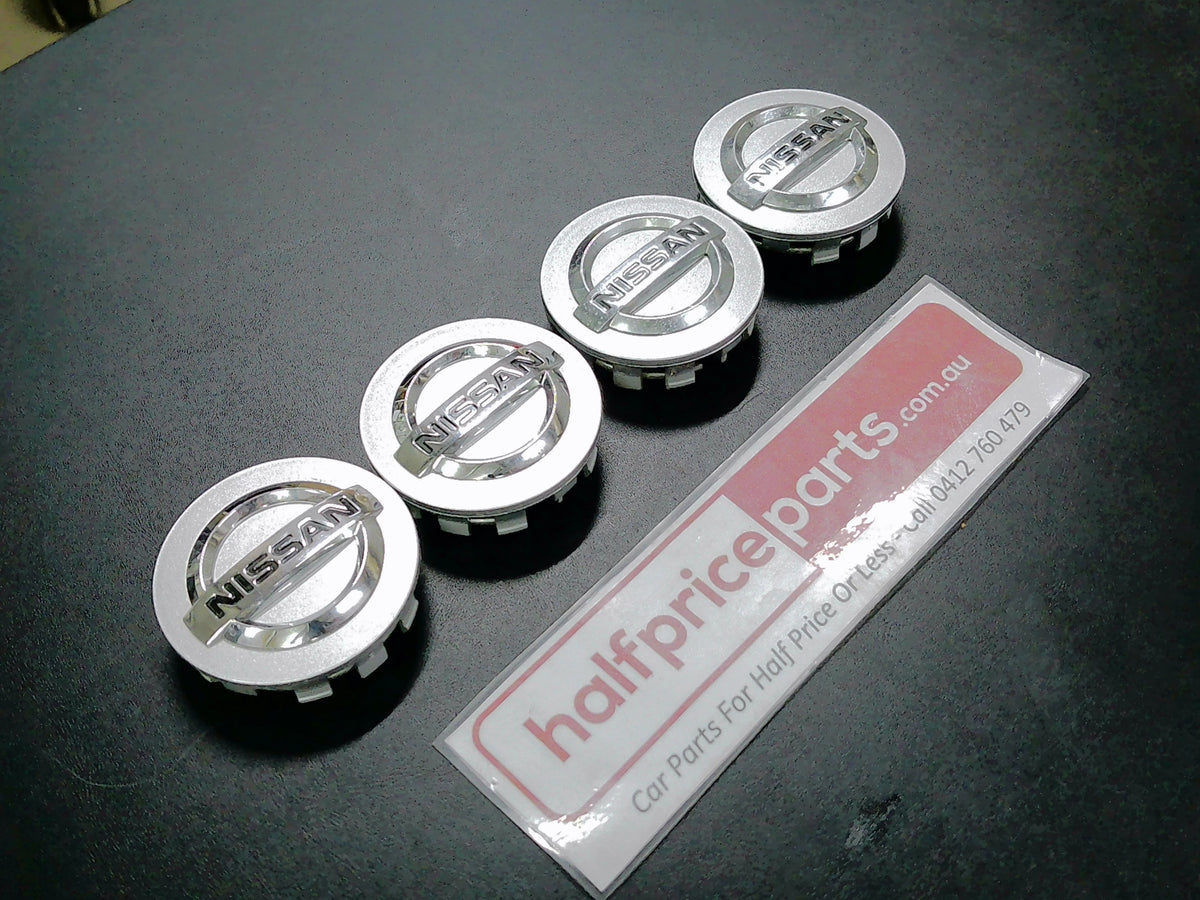 Nissan Dualis/Qashqai/Juke/X-Trail/Pathfinder/Leaf/Pulsar/Micra/Navara Genuine Alloy Wheel Centre Cap - Set Of 4 - Used Part