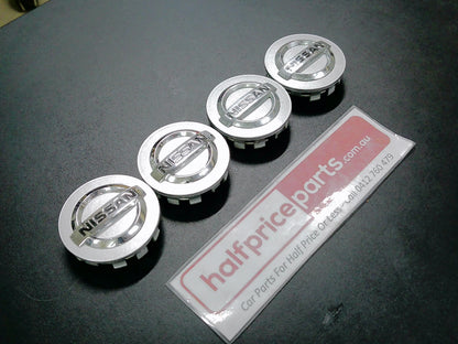 Nissan Dualis/Qashqai/Juke/X-Trail/Pathfinder/Leaf/Pulsar/Micra/Navara Genuine Alloy Wheel Centre Cap - Set Of 4 - Used Part