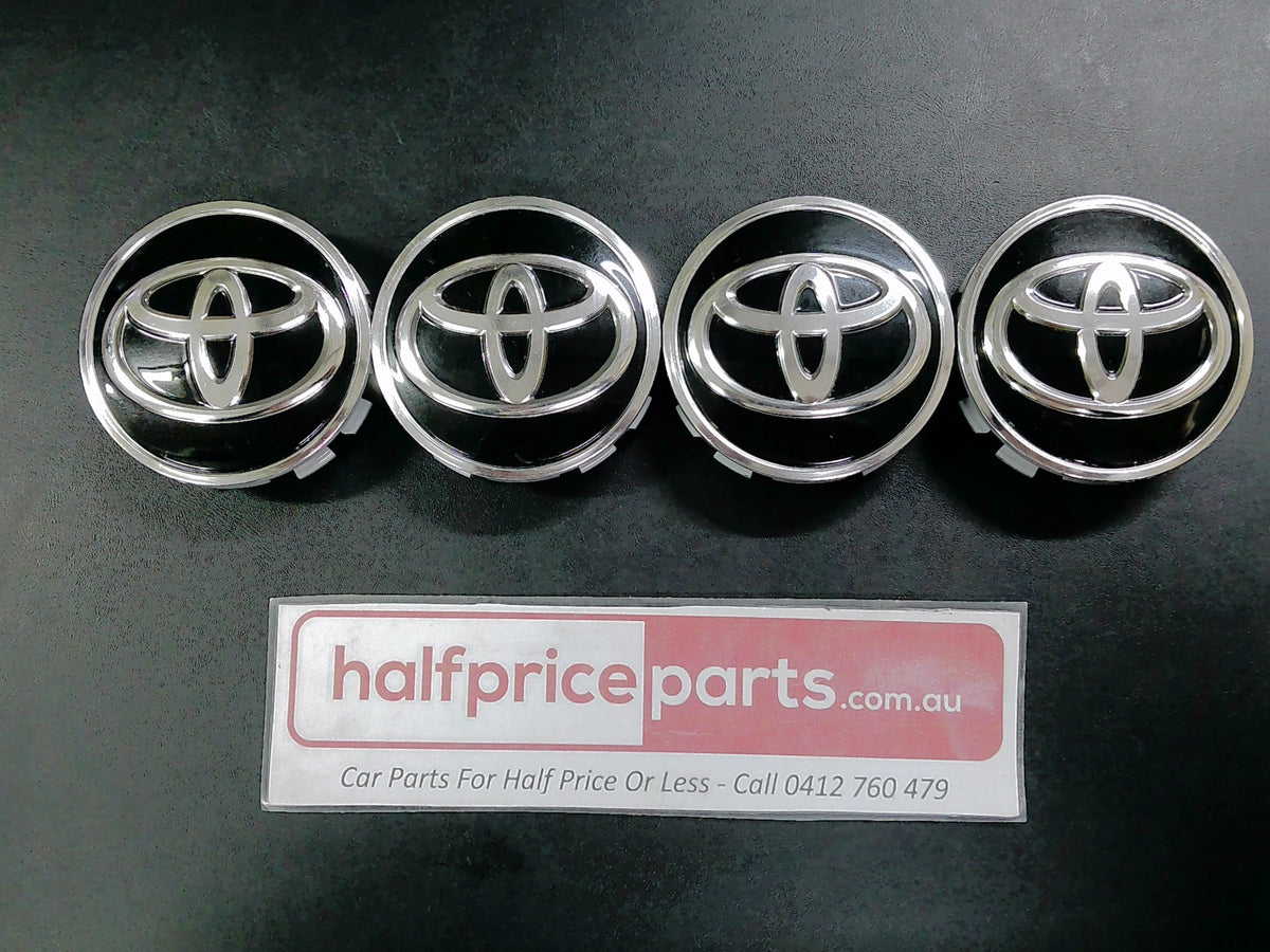 Toyota Yaris/Corolla/Prius Genuine Alloy Wheel Centre Caps Set Of 4 Used Part