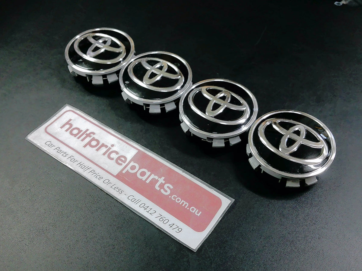 Toyota Yaris/Corolla/Prius Genuine Alloy Wheel Centre Caps Set Of 4 Used Part