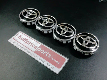 Toyota Yaris/Corolla/Prius Genuine Alloy Wheel Centre Caps Set Of 4 Used Part
