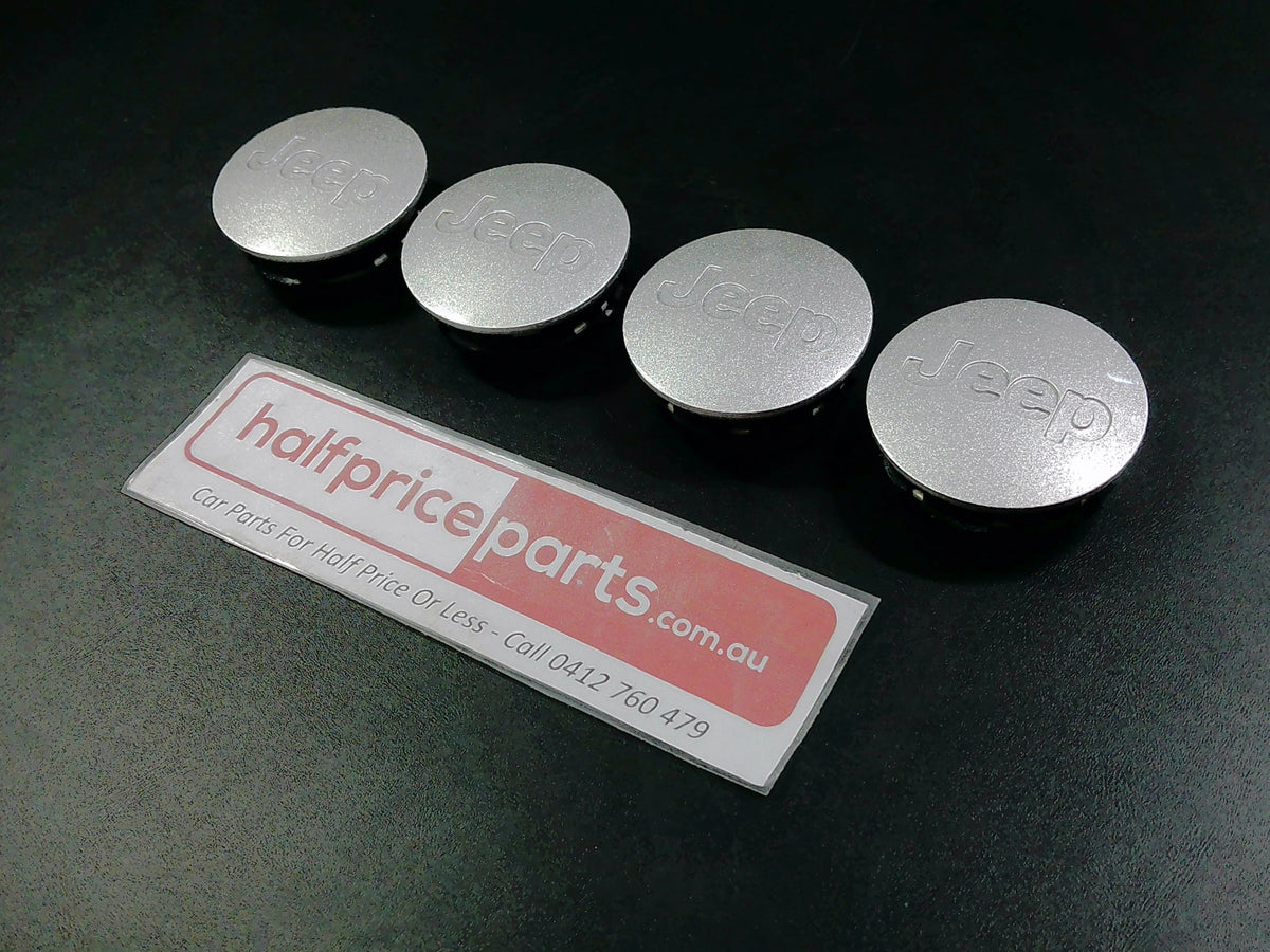 Jeep Wrangler Genuine Alloy Wheel Centre Caps - Set Of 4 - Used Part