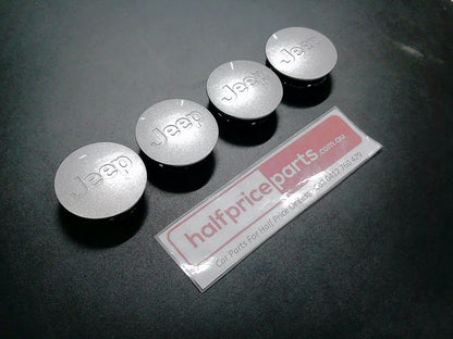 Jeep Wrangler Genuine Alloy Wheel Centre Caps - Set Of 4 - Used Part
