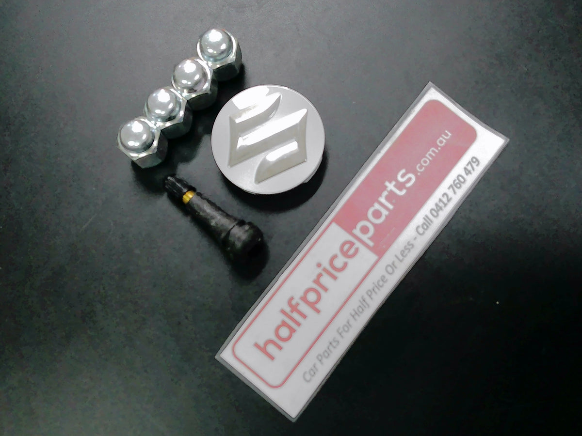 Suzuki Swift/SX4 Genuine Alloy Wheel Centre Cap + Wheel Nuts + Valve Stem  New Part
