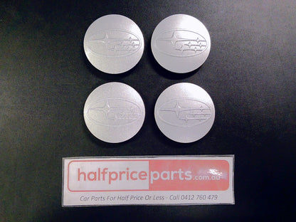 Subaru Forester/Impreza/Liberty/Outback/WRX/Tribeca Genuine Alloy Wheel Centre Caps Set Of 4 New Part