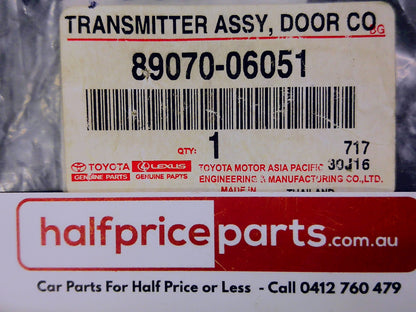Toyota Camry Genuine Blank Key/Remote New Part