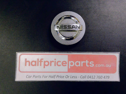 Nissan Dualis/Qashqai/Juke/X-Trail/Pathfinder/Leaf/Pulsar/Micra/Navara Genuine Alloy Wheel Centre Cap - Grey - Used Part&nbsp;