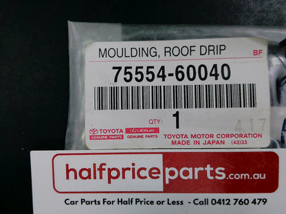 Toyota Landcruiser/Lexus LX570 Genuine Left Hand Rear Roof Drip Moulding New Part