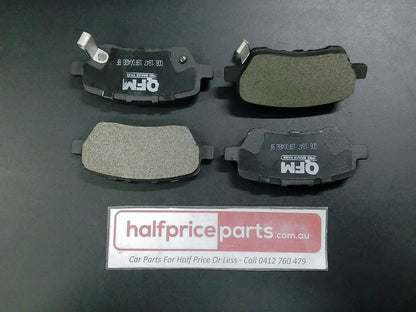 QFM Rear Brake Pad Set Suits Honda Odyssey New Part