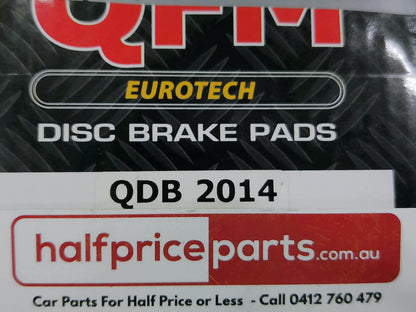QFM Eurotech Ceramic Front Brake Pad Set Suits Citroen X1 New Part