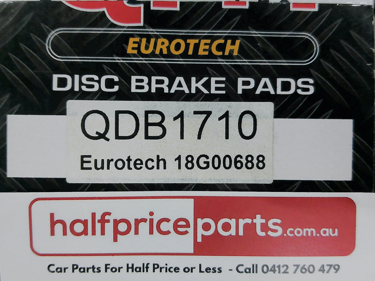 QFM Eurotech Ceramic Front Brake Pad Set Suits Mecedes-Benz New Part