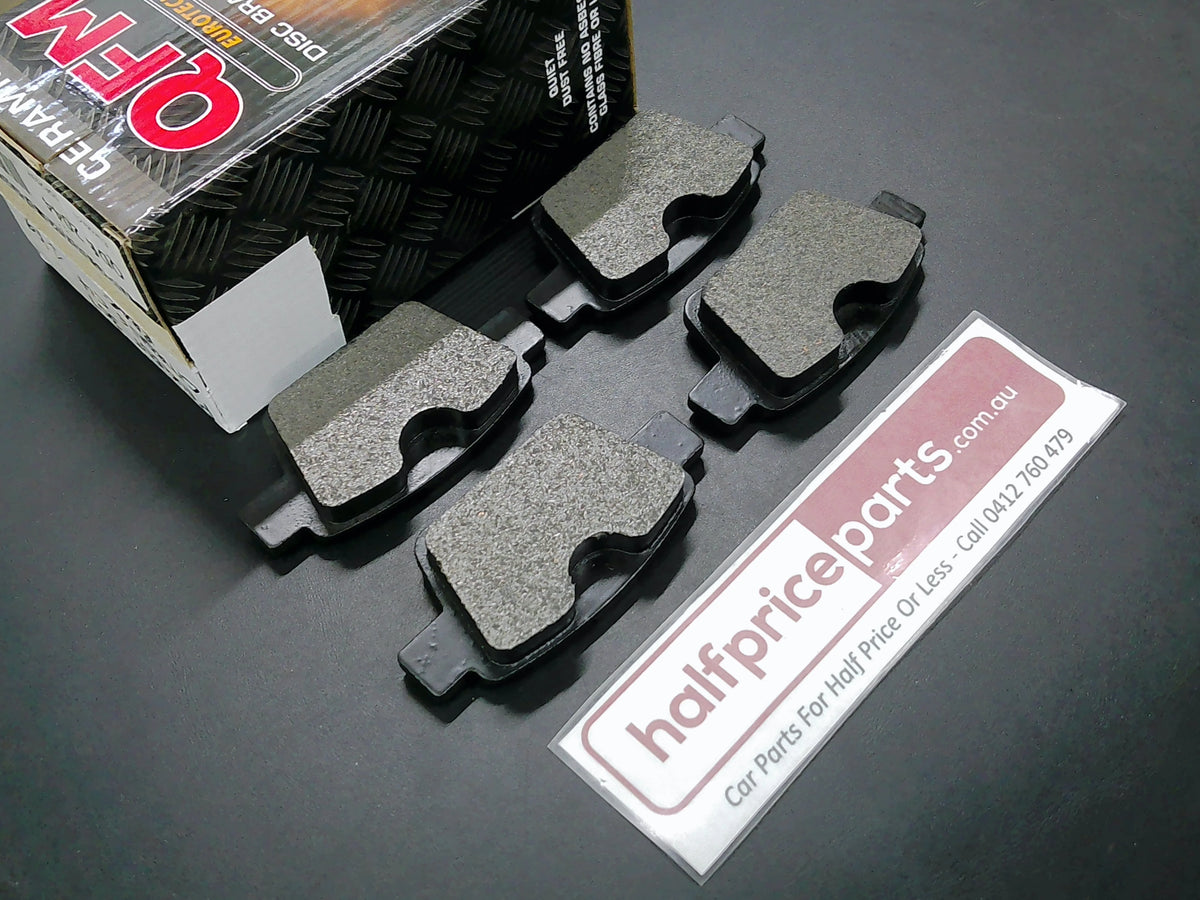 QFM Eurotech Ceramic Rear Brake Pad Set Suits Peugeot 307/Citroen C4 New Part