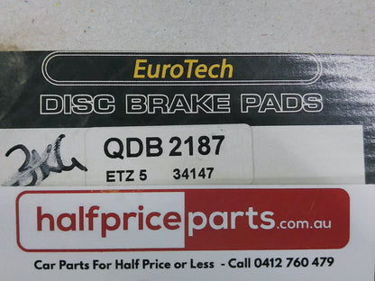 QFM Eurotech Ceramic Front Brake Pad Set Suits BMW 3 Series New Part
