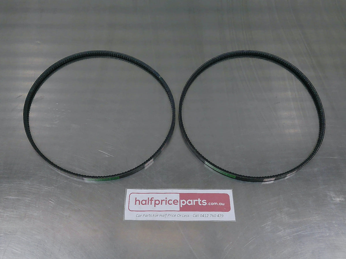 Toyota Coaster Bus Genuine Fan Belt And Alternator Belt Set New Pat