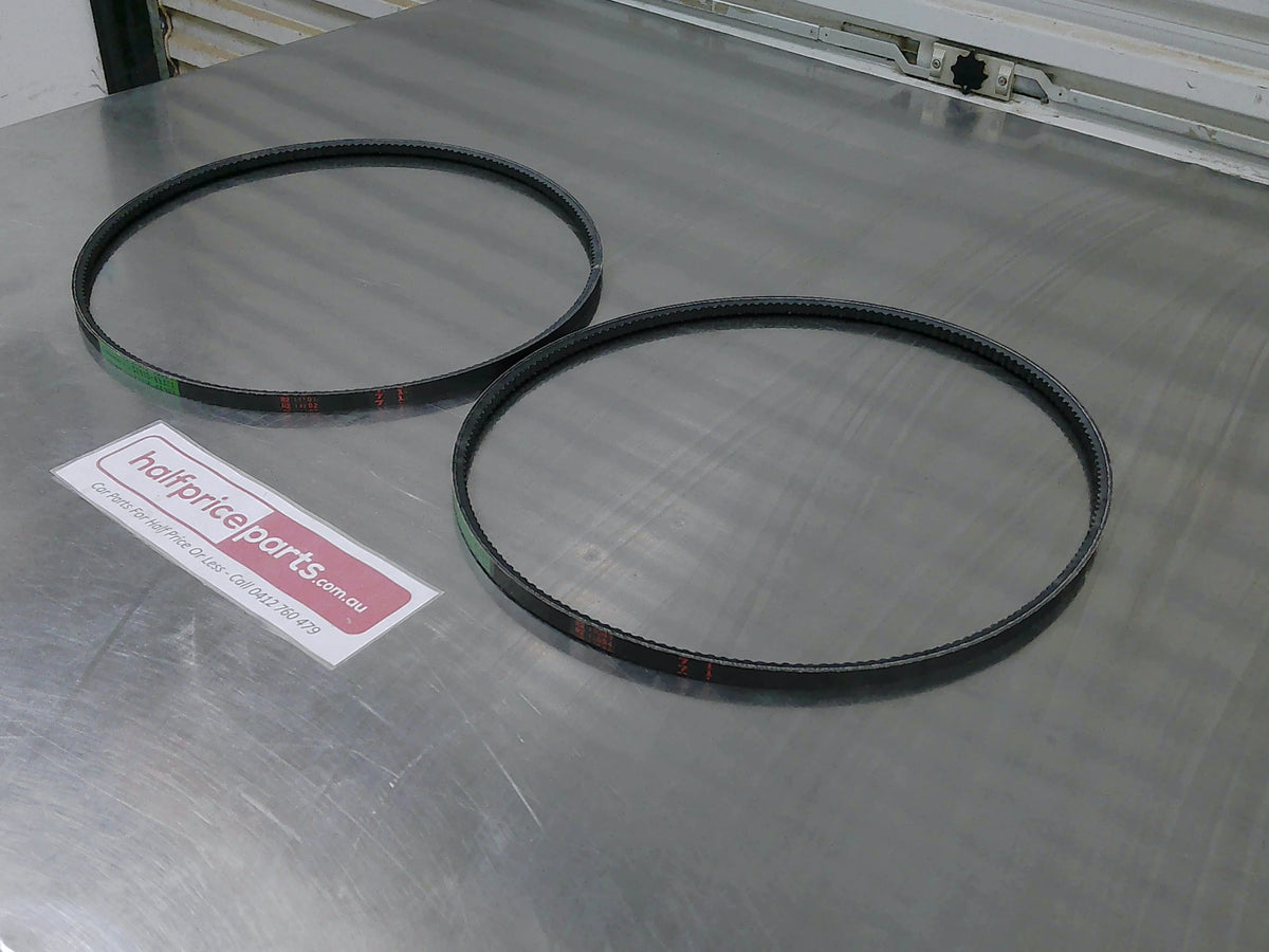 Toyota Coaster Bus Genuine Fan Belt And Alternator Belt Set New Pat