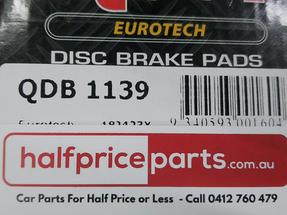 QFM Eurotech Front Brake Pad Set Suits VW Transporter New Part