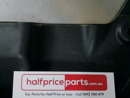 Toyota Landcruiser Prado Genuine Right Hand Front Mud Flap Used Part.
