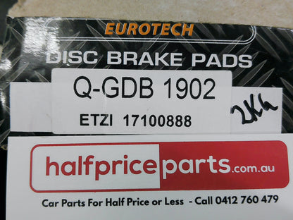 QFM Ceramic Eurotech Rear Brake Pad Set Suits Audi/Porsche New Part