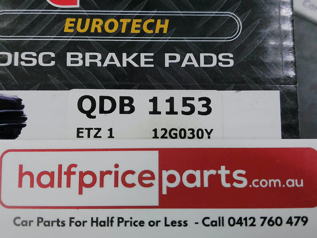 QFM Eurotech Front Brake Pads Suits Jaguar XJ Series New Part