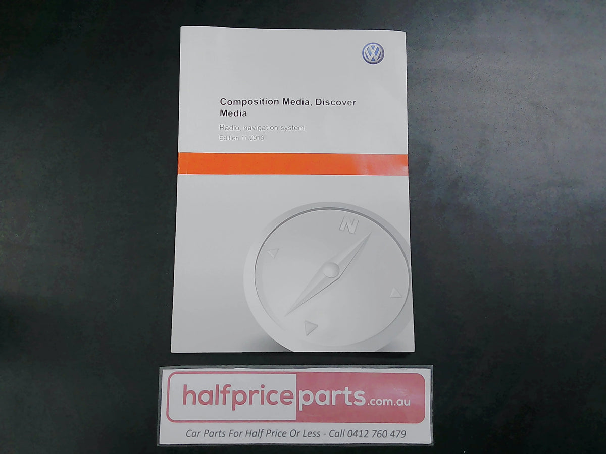 Volkswagen Genuine Radio Navigation System Manual New Part