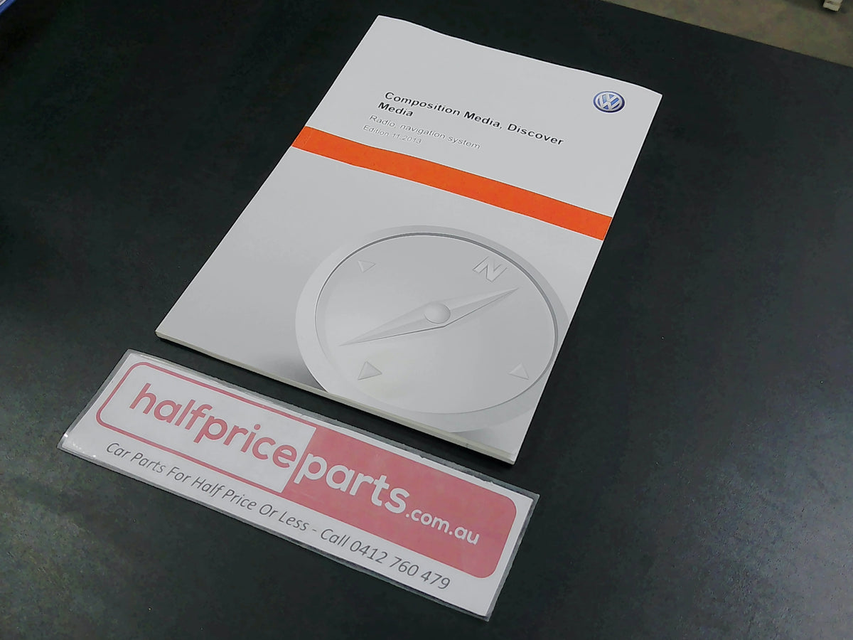 Volkswagen Genuine Radio Navigation System Manual New Part