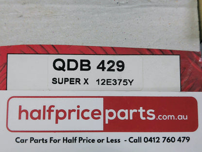 QFM Premium Front Brake Pad Set Suits Honda Accord/Integra/Prelude/Rover 416I New Part