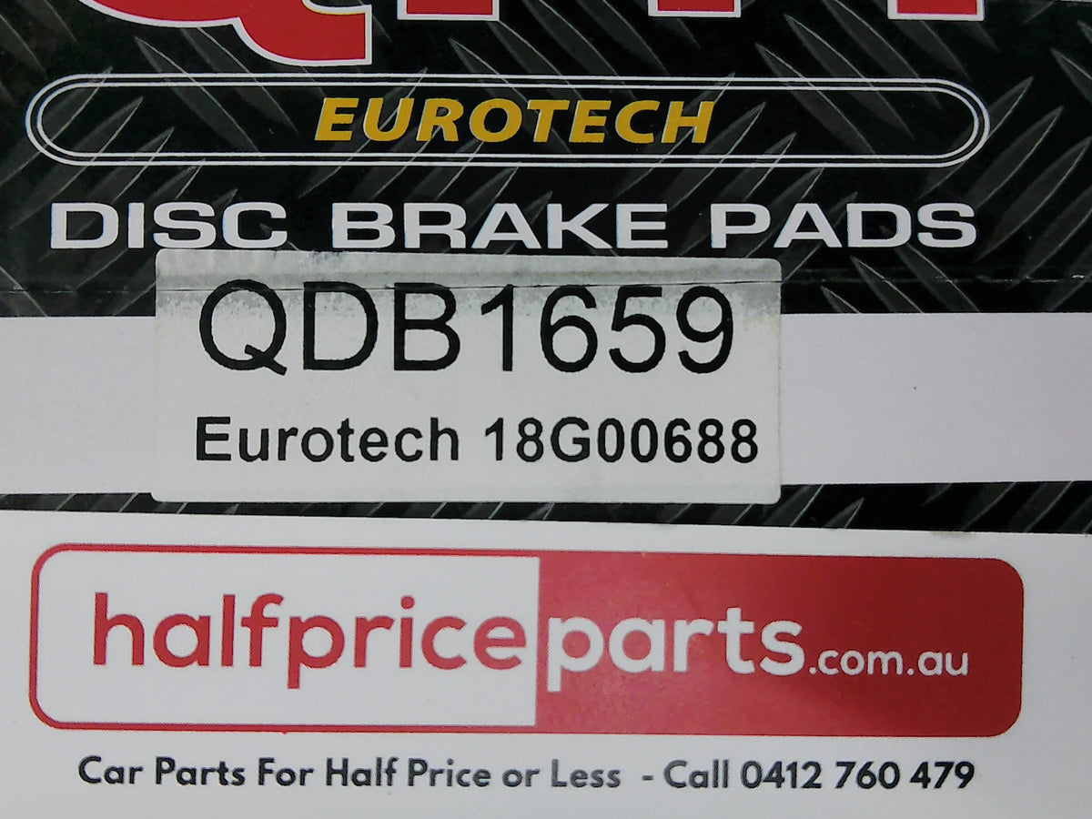 QFM Eurotech Rear Brake Pads Suits Volvo XC90 New Part