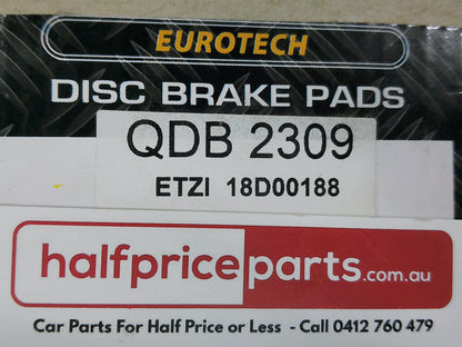 QFM Rear Brake Pad Set Suits Honda Civic New Part