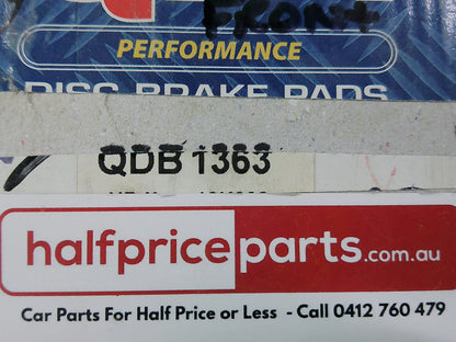 QFM Front Brake Pad Set Suits Subaru Impreza/Liberty New Part
