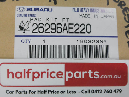 Subaru Forester/Liberty/Outback/Impreza Genuine Front Brake Pads New Part