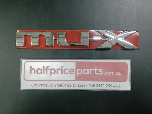 Isuzu MU-X Genuine Rear Chrome Emblem New Part