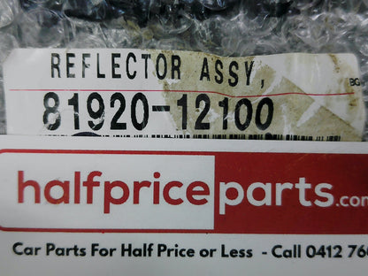 Toyota Corolla Sedan Genuine Left Hand Rear Bumper Reflector New Part