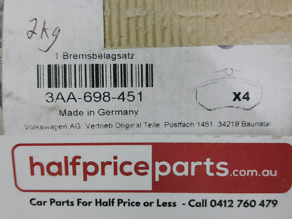 VW Passat/Audi A6 Genuine Rear Brake Pad Set New Part