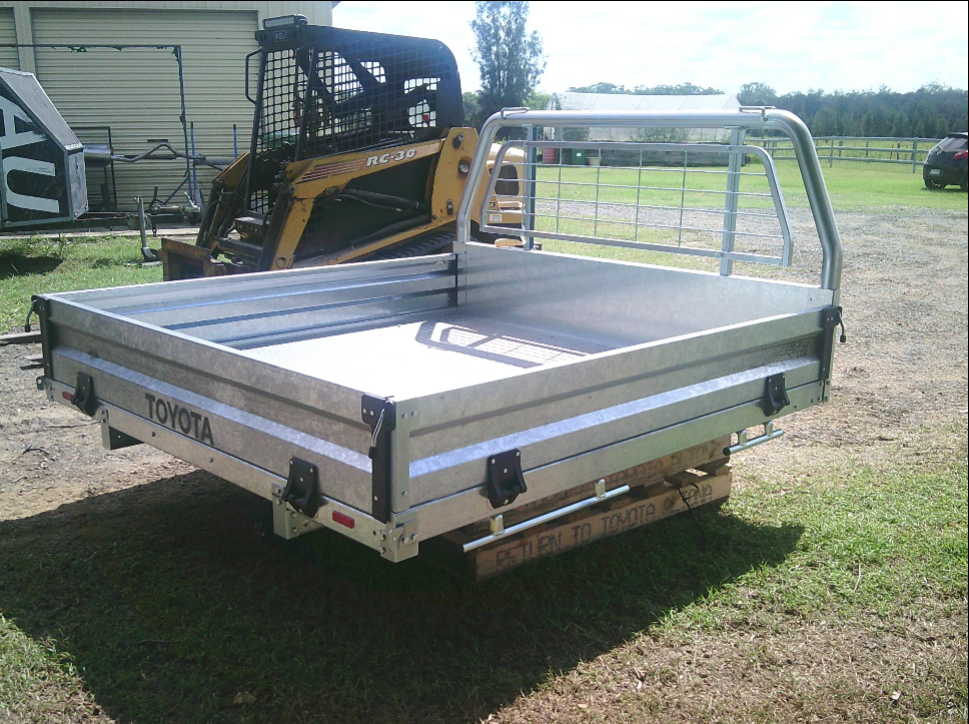 Toyota Hilux Dual Cab Genuine Heavy Duty Steel Tray With Sides (No Fitting Kit New Part)