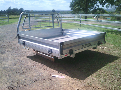Toyota Hilux Dual Cab Genuine Heavy Duty Steel Tray With Sides (No Fitting Kit New Part)