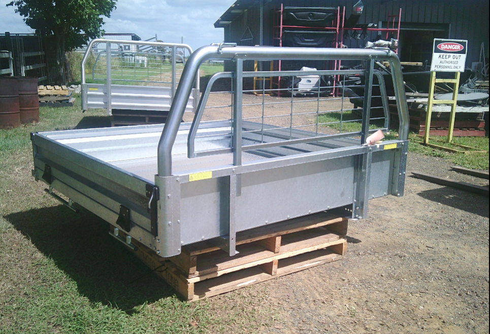 Toyota Hilux Dual Cab Genuine Heavy Duty Steel Tray With Sides (No Fitting Kit New Part)