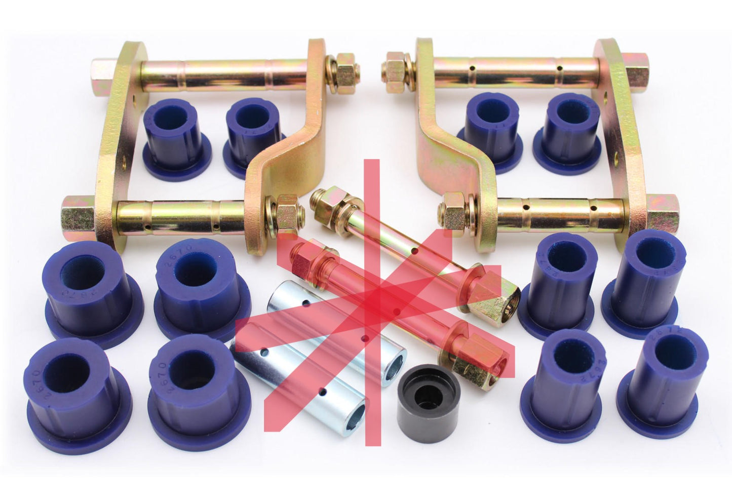 Toyota Hilux SuperPro Greasable Shackle And Bush Kit Incomplete New