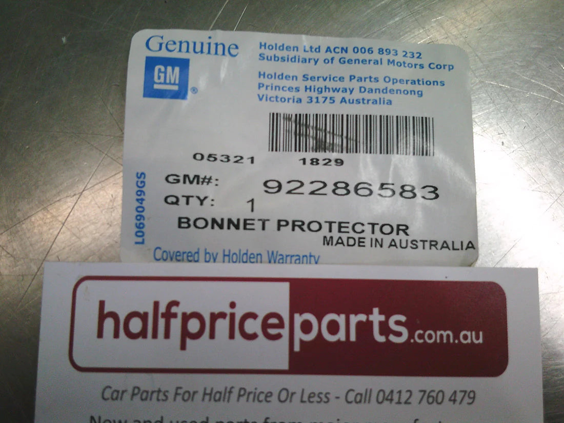 Holden Astra BL Sedan Genuine Clear Bonnet Protector - New Part