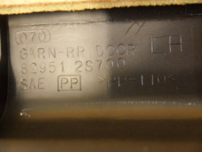 Nissan Navara Genuine Left Hand Rear Door Card Used Part