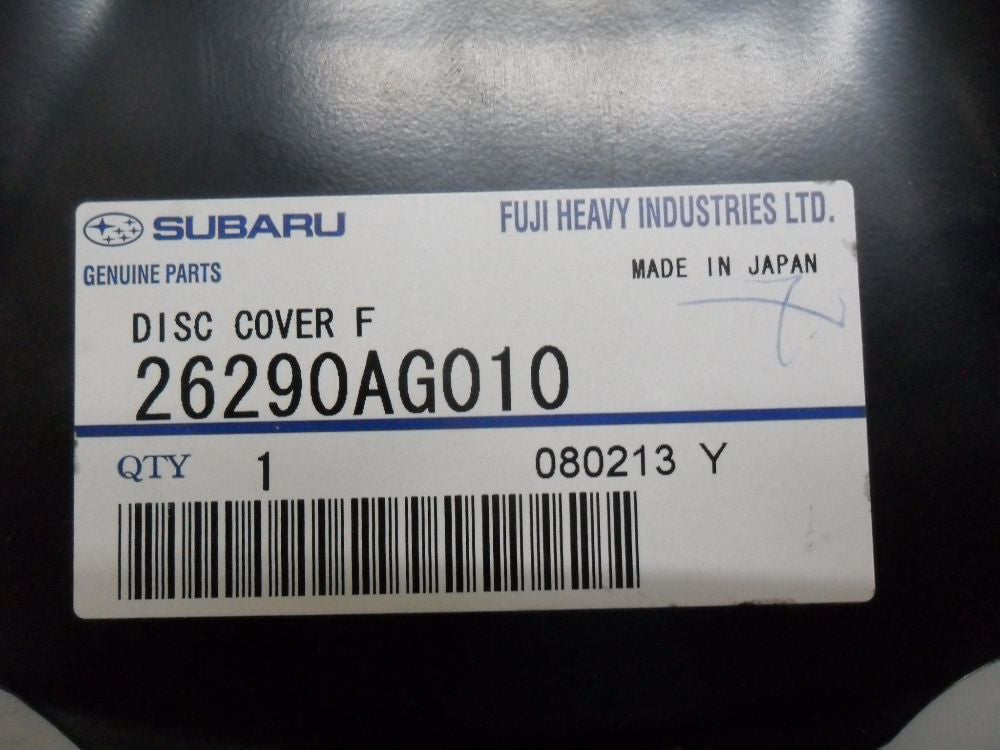 Subaru Forester Genuine Front Disc Brake Cover New Part