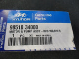 Hyundai Genuine Motor and Pump W/S Washer NEW PART