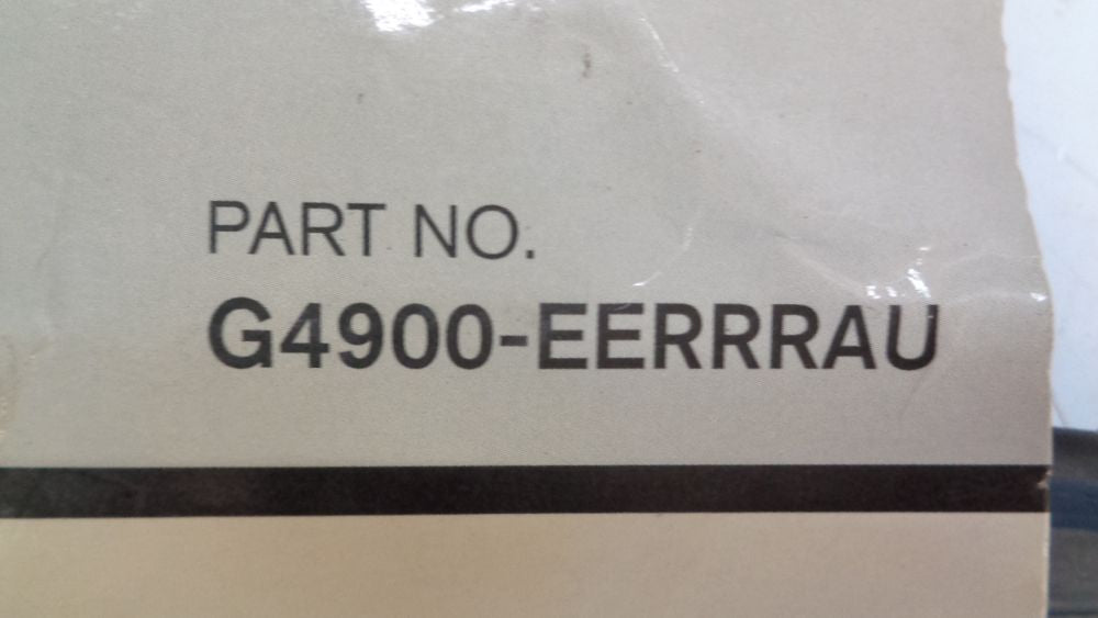 Nissan Tiida Genuine H/Duty 2nd row rubber mat 1 piece New Part